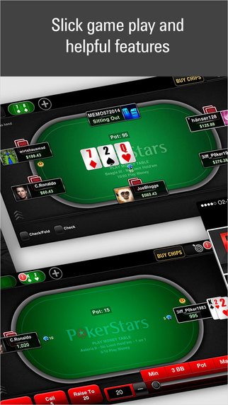 pokerstars mobile app